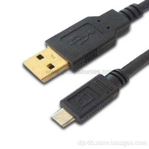 USB A Male to Micro 5-pin Cable, RoHS Compliant, with High Performance and Best Price